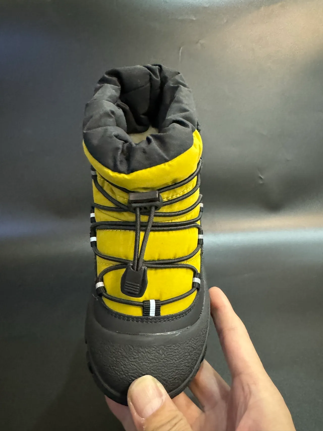 The North Face Negro Blanco Aislado High-Top Sistema de Lacing Bungee Botas de Nieve 11