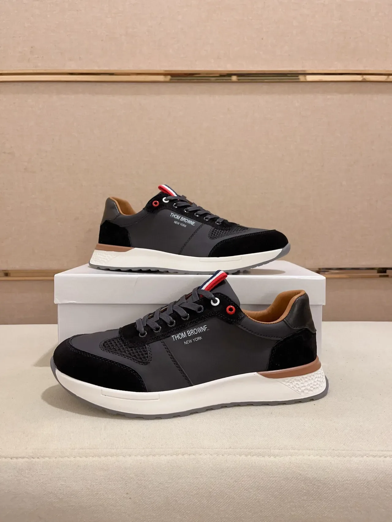 Thom Browne Black and White Lifestyle Sneaker 7