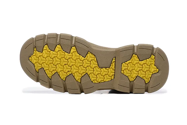 Timberland टैन और ओलिव ग्रीन सूड ट्रेकिंग जूते 7