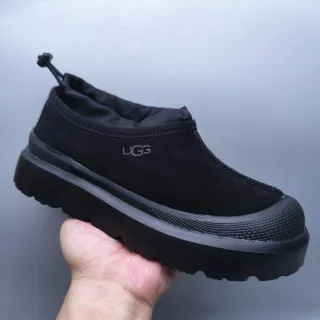 UGG Black Slip-On Suede Upper Snow Boots