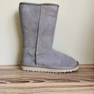 UGG Classic Tall Gray Suede Knee Boots