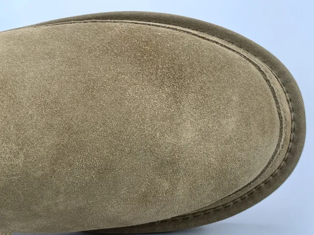 UGG Tasman Army Green Beige Suede Upper Adjustable Strap Casual Shoes 7