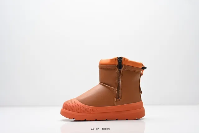 UGG Tasman حذاء ثلج أسود بيج قصير الشافط إغلاق بسحب الشريط 23