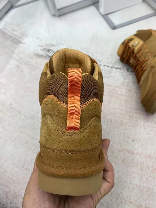 UGG Tasman Brown Mid-Cut Suede-Mesh Hybrid Hiking Boots 3