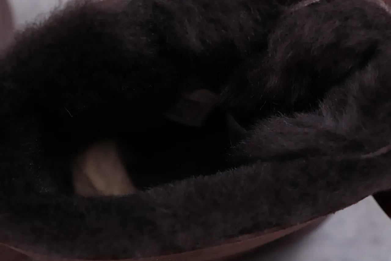 UGG Tasman Brown Suede Shearling-Lined Snow Boots 2