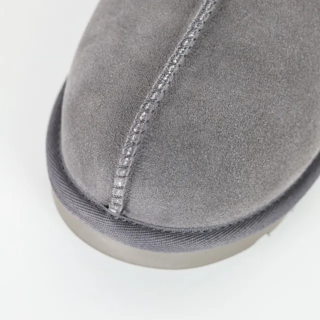 UGG Tasman 灰色麂皮鞋面 羊毛领 休闲鞋 5