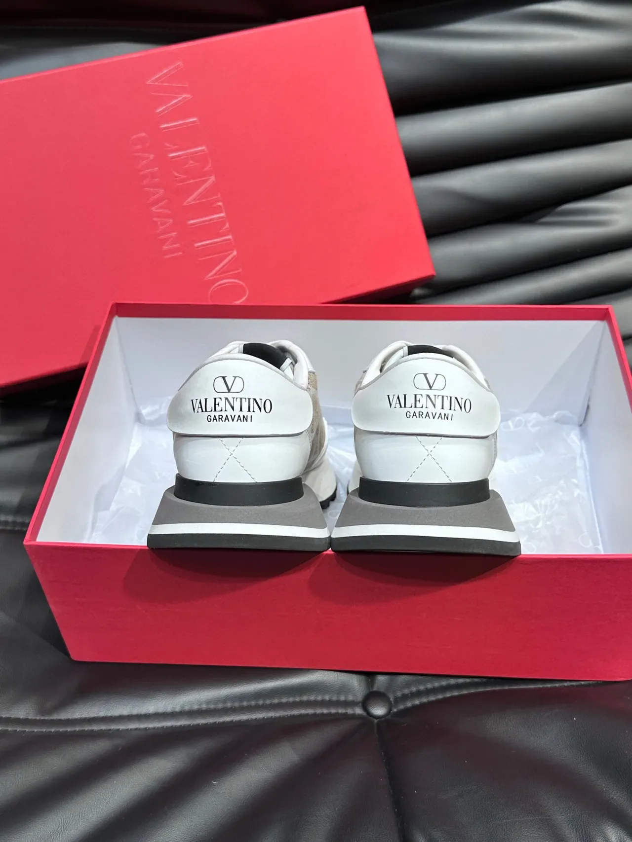 Valentino VLTN Runner Beige and White Lifestyle Sneakers 7