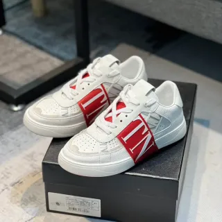Valentino VLTN Sneaker Branco e Vermelho Lifestyle Sneakers