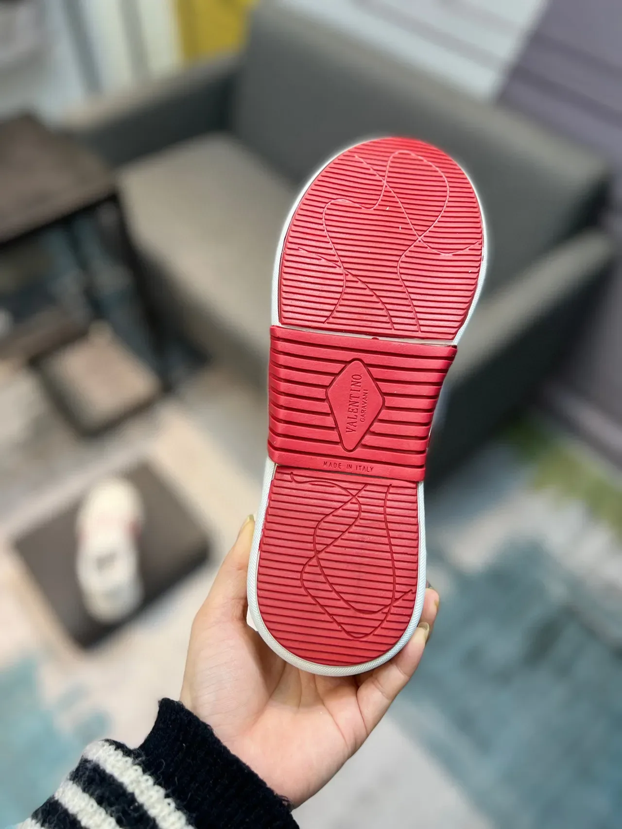 Valentino VLTN Sneaker White Red Lifestyle Sneakers 8