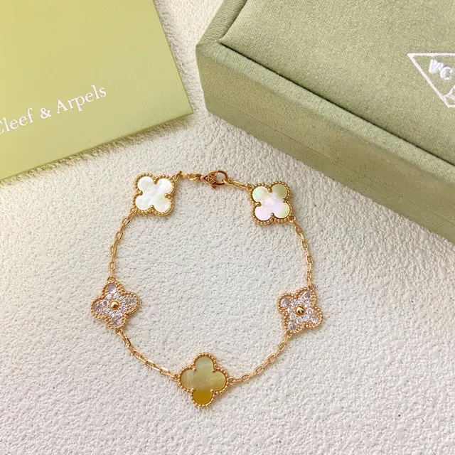 Van Cleef & Arpels Alhambra Four-Leaf Clover Bracelet 3