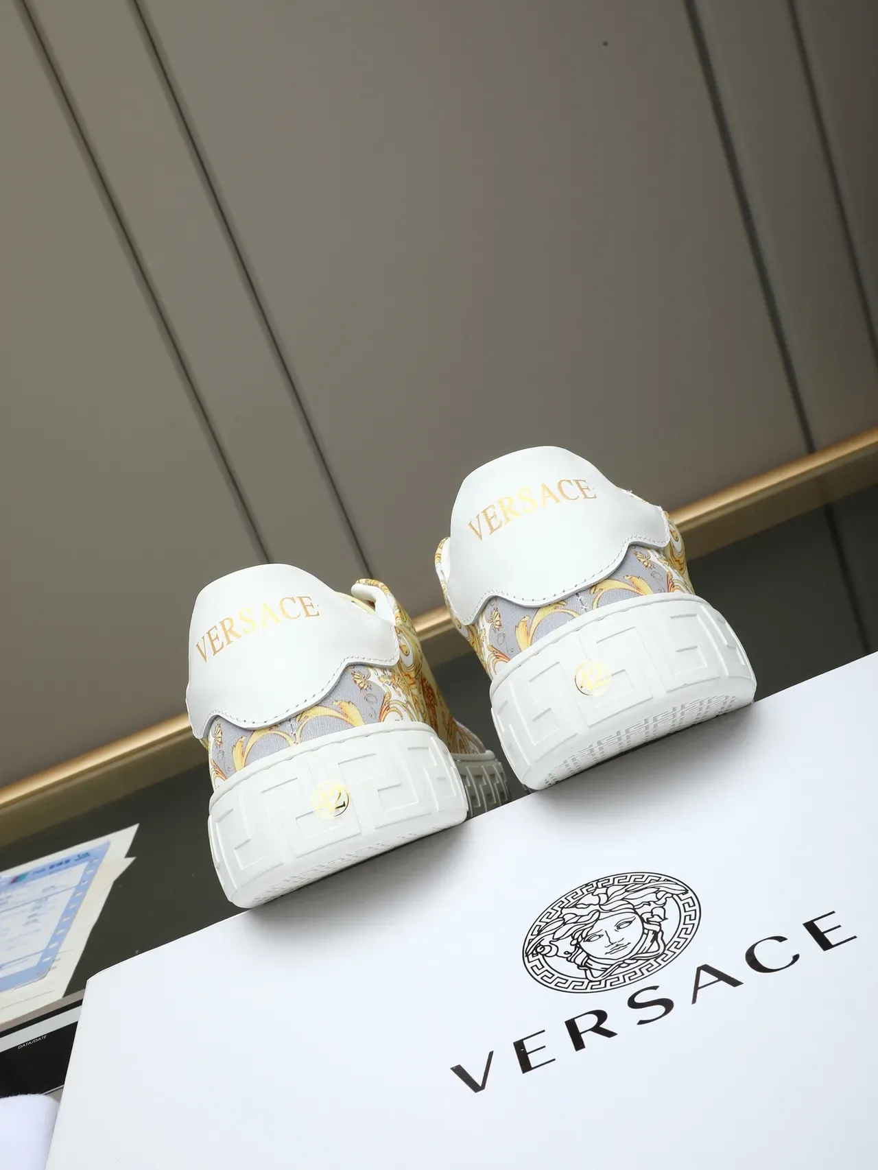 Versace Odissea Baroque Print Medusa Lifestyle Sneakers 3