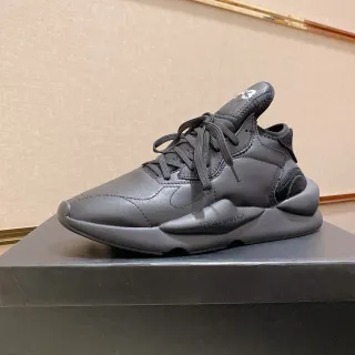 Yohji Yamamoto Y-3 Monochromatic Black Sculpted Lifestyle Sneaker
