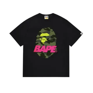 تي شيرت A Bathing Ape ABC Camo برسمة رأس القرد