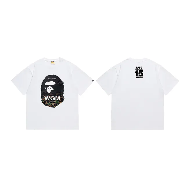 A Bathing Ape গ্রাফিক প্রিন্ট কালো টি-শার্ট 4