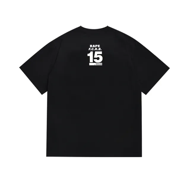 A Bathing Ape গ্রাফিক প্রিন্ট কালো টি-শার্ট 5