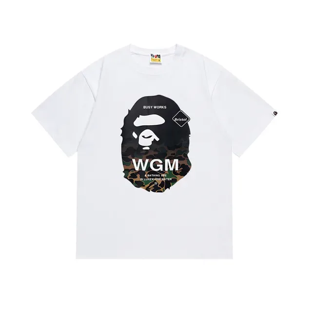A Bathing Ape গ্রাফিক প্রিন্ট কালো টি-শার্ট 7