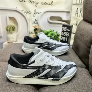 Adidas Adizero Adios 10 أبيض و أسود حذاء رياضي أسلوب حياة