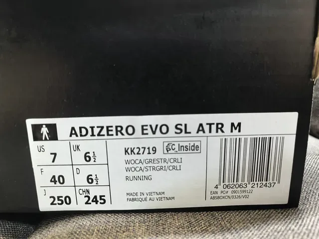 Adidas Adizero Evo SL ATR Light Gray Lifestyle Sneakers 2