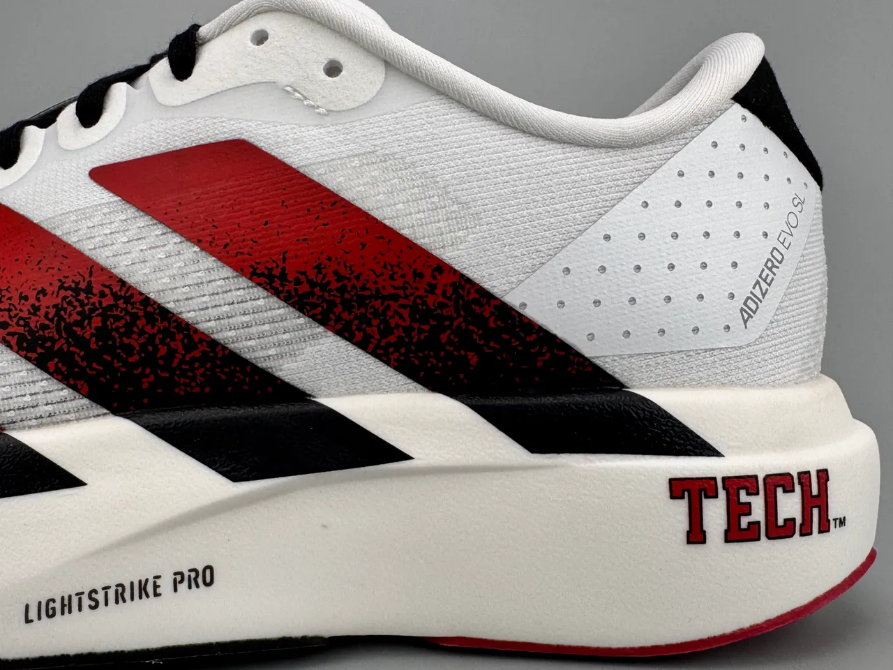 Adidas Adizero Evo.SL White Red Black Running Shoes 5