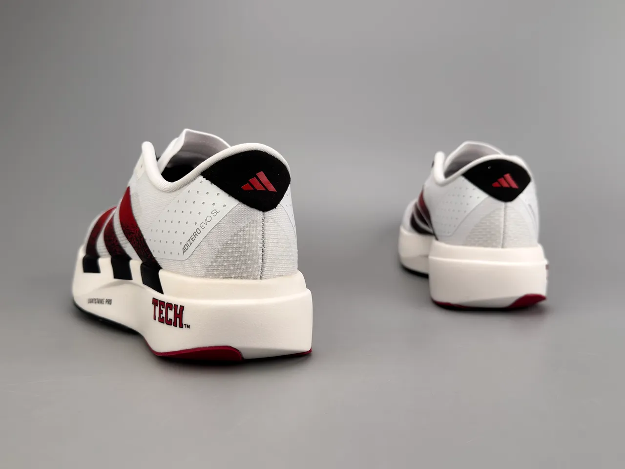 Adidas Adizero Evo.SL White Red Black Running Shoes 6