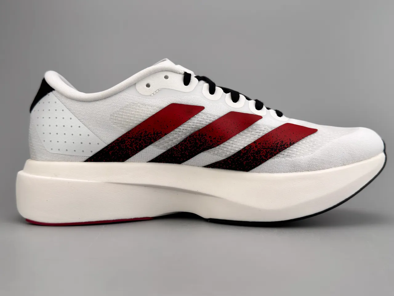 Adidas Adizero Evo.SL White Red Black Running Shoes 10