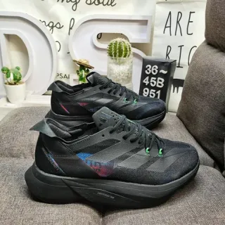 Adidas Noir Vert Malla Engineered Haut Sculpté Style Boost-Style Semelle Milieu Chaussures de Course