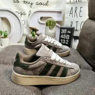 Adidas Campus توب وأخضر داكن حذاء رياضي أسلوب حياة
