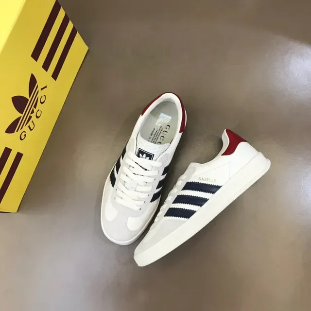 أديداس غازيل أبيض أزرق بحري أحمر حذاء رياضي lifestyle sneakers 8