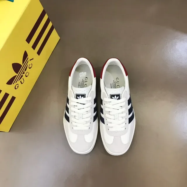 أديداس غازيل أبيض أزرق بحري أحمر حذاء رياضي lifestyle sneakers 9