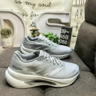 Adidas حذاء أسلوب الحياة رمادي شبكي ثلاث شرائط