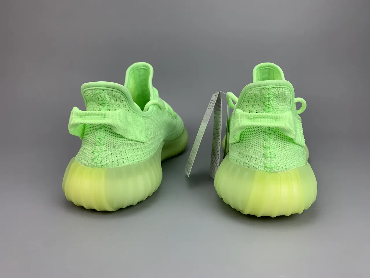 Adidas Vert Beige Knit Haut Côtelé Semelle Translucide Sneakers Lifestyle 6