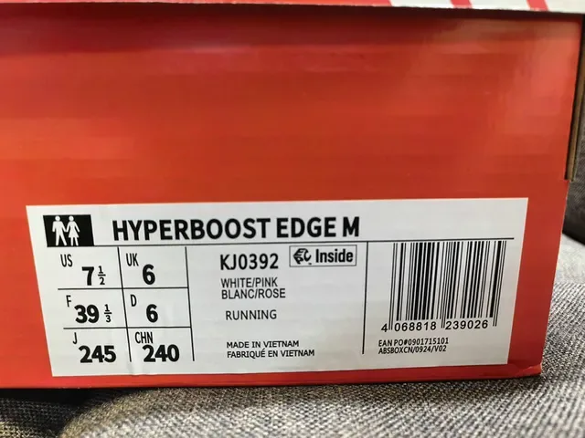 Adidas Hyperboost Pink and White Lifestyle Sneakers 2