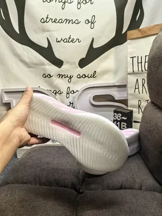 Adidas Hyperboost Pink and White Lifestyle Sneakers 4