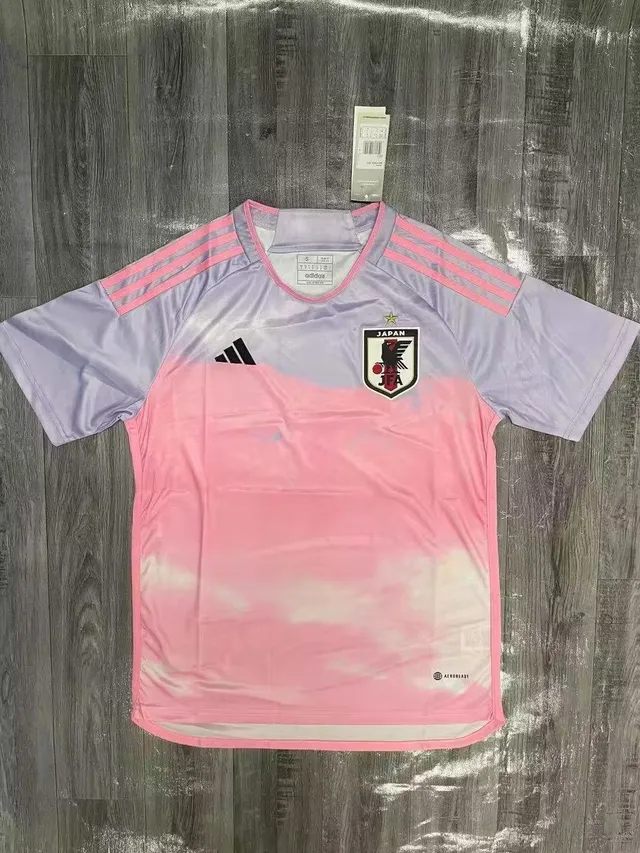 Adidas जापान जातীয় দল গ্রেডিয়েন্ট গোলাপি বেগুনী জার্সি 3