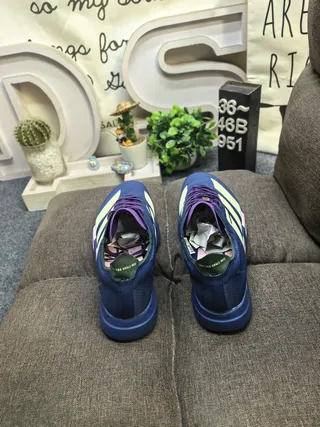 Adidas Lightstrike Pro Blue Lime Green Purple أحذية الجري 8
