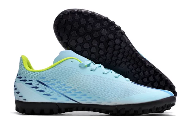 Adidas أحذية كرة القدم تورف وردي أسود منخفضة القطع شبكة صناعية ثلاث خطوط بيضاء 2
