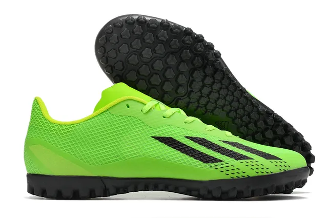 Adidas أحذية كرة القدم تورف وردي أسود منخفضة القطع شبكة صناعية ثلاث خطوط بيضاء 3