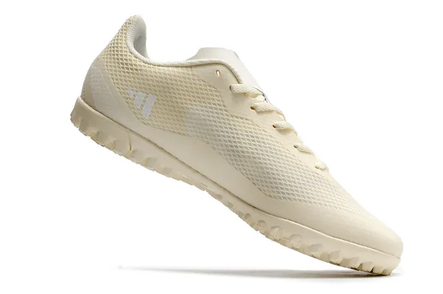 Adidas أحذية كرة القدم تورف وردي أسود منخفضة القطع شبكة صناعية ثلاث خطوط بيضاء 6
