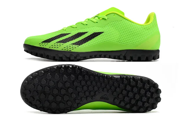Adidas أحذية كرة القدم تورف وردي أسود منخفضة القطع شبكة صناعية ثلاث خطوط بيضاء 17