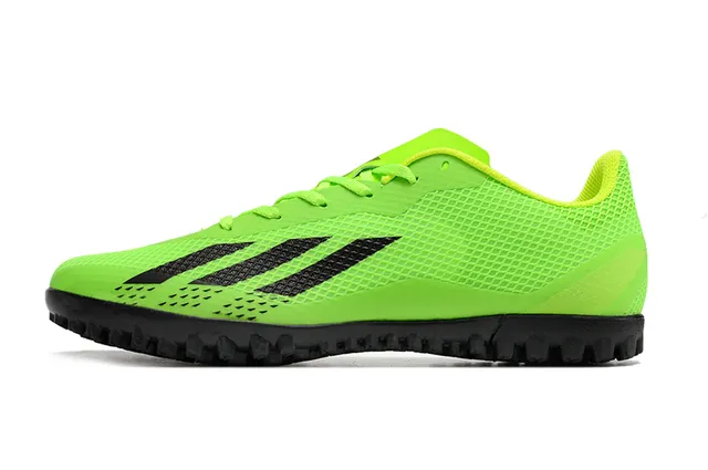 Adidas أحذية كرة القدم تورف وردي أسود منخفضة القطع شبكة صناعية ثلاث خطوط بيضاء 20