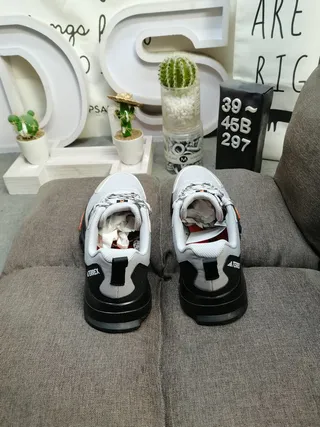 Adidas Rosa Cinza Inspirado em Trilha Malha e Sintético Superior Tênis Lifestyle 8