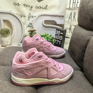 أديداس حذاء رياضي lifestyle وردي أبيض Low-Top مع كولار مبطن