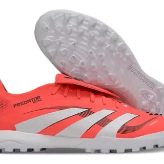 Adidas Predator ES C.1994 Laranja Branco Sapatos de Futebol Turf