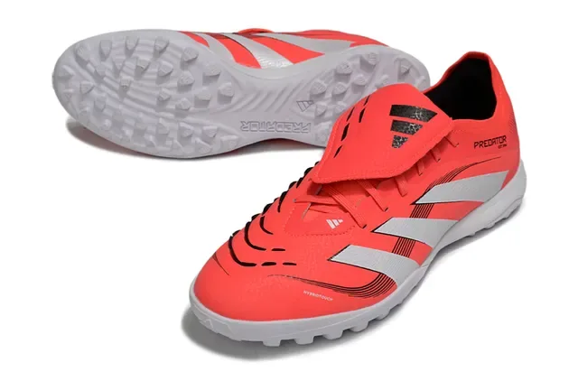 Adidas Predator ES C.1994 Laranja Branco Sapatos de Futebol Turf 4