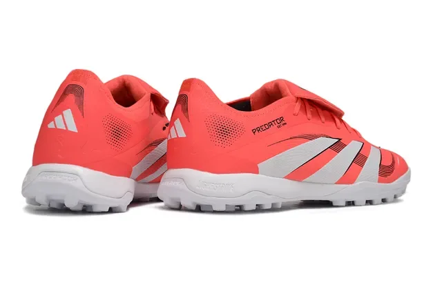 Adidas Predator ES C.1994 Laranja Branco Sapatos de Futebol Turf 7