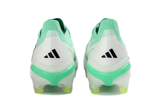 Adidas Predator Verde Blanco Bajo corte con cordones Empeine texturizado Jaula Terreno firme Zapatos de fútbol 13
