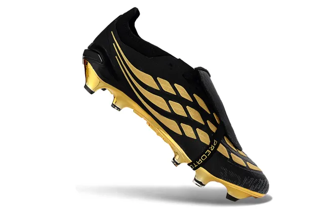 Adidas Predator Kaka Noir et Or Terrain ferme Chaussures de football 2