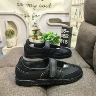 Adidas Samba Noir Sans Lacet Sangle Chaussures Lifestyle