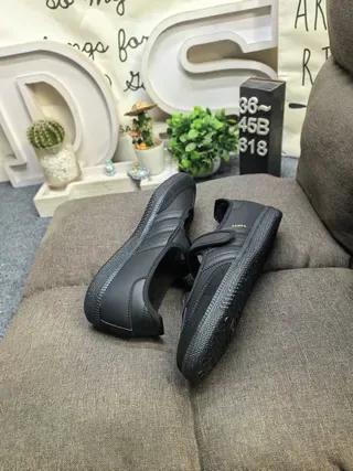 Adidas Samba Noir Sans Lacet Sangle Chaussures Lifestyle 6