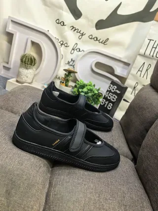 Adidas Samba Noir Sans Lacet Sangle Chaussures Lifestyle 9